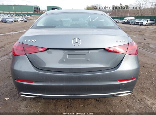 W1KAF4HB3PR154293 2023 MERCEDES-BENZ C-CLASS Gray 