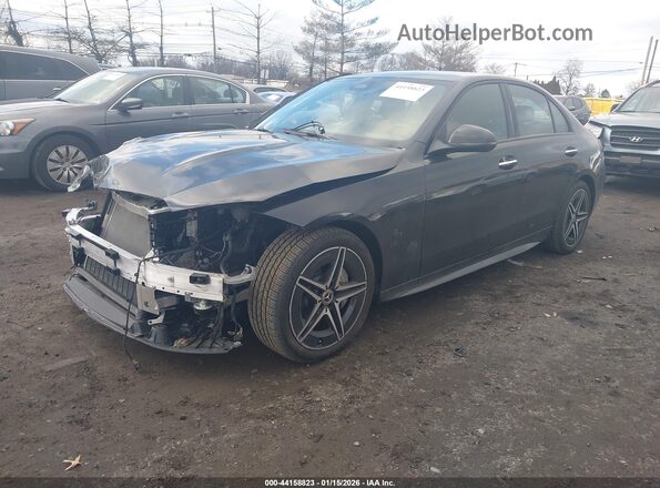W1KAF4HB3SR251373 2025 MERCEDES-BENZ C-CLASS Black Առջևի ձախ երեք քառորդ տեսարան