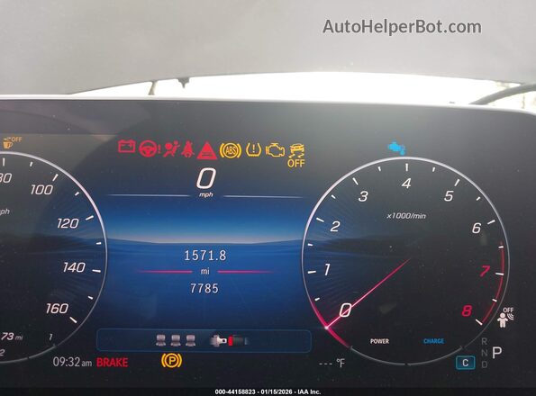 W1KAF4HB3SR251373 2025 MERCEDES-BENZ C-CLASS Black Հետևի նստատեղերի տեսք
