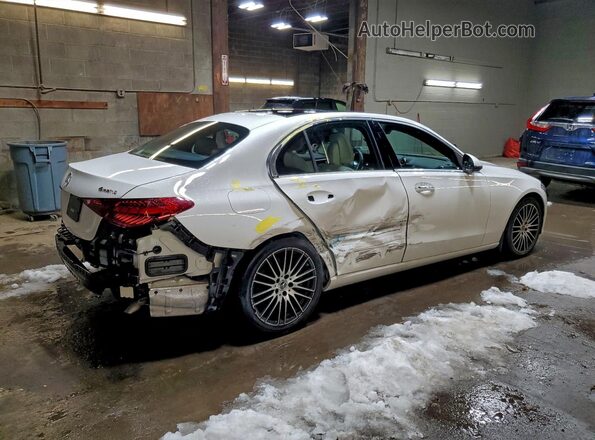 W1KAF4HB4NR016775 2022 MERCEDES-BENZ C Белый Задняя правая четверть