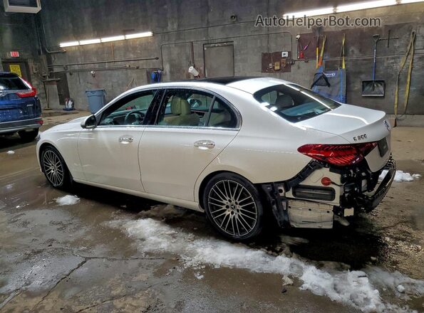 W1KAF4HB4NR016775 2022 MERCEDES-BENZ C Белый Задняя левая четверть