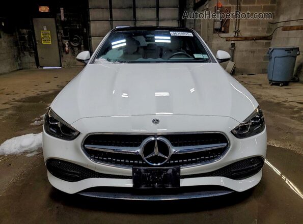 W1KAF4HB4NR016775 2022 MERCEDES-BENZ C Белый Вид спереди