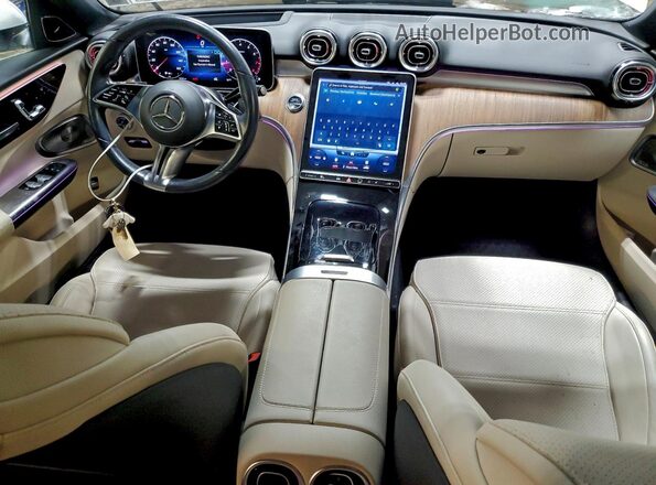 W1KAF4HB4NR016775 2022 MERCEDES-BENZ C Белый Вид панели приборов