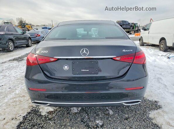 W1KAF4HB7RR198056 2024 MERCEDES-BENZ C Черный Вид сзади