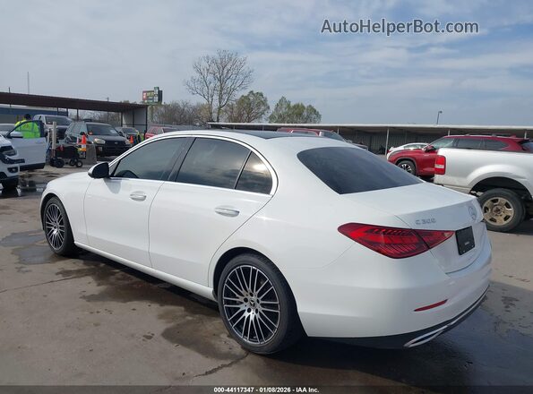 W1KAF4HB8NR037922 2022 MERCEDES-BENZ C-CLASS White Trasero izquierdo