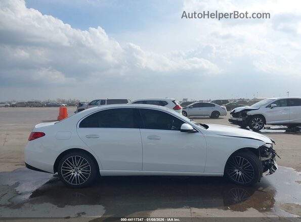 W1KAF4HB8NR037922 2022 MERCEDES-BENZ C-CLASS White Vista interior trasera