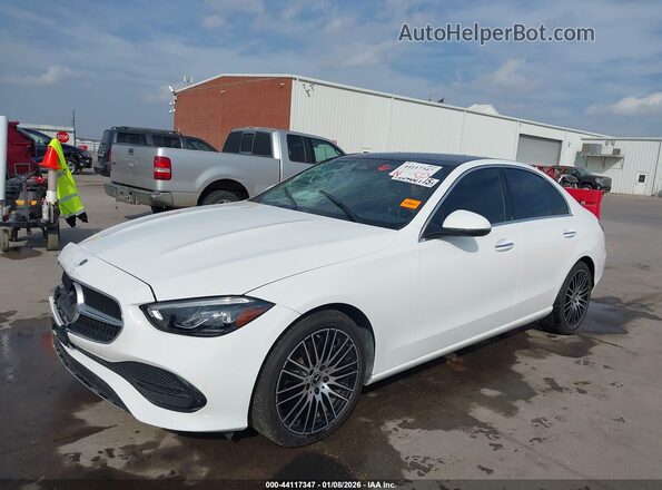 W1KAF4HB8NR037922 2022 MERCEDES-BENZ C-CLASS White Vista tres cuartos delantera izquierda