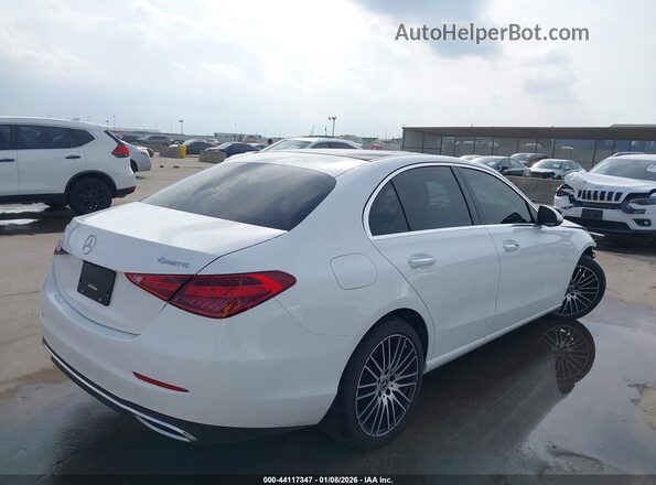 W1KAF4HB8NR037922 2022 MERCEDES-BENZ C-CLASS White Trasero derecho