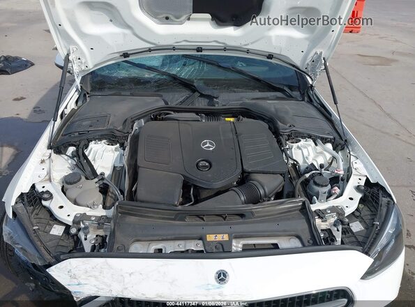 W1KAF4HB8NR037922 2022 MERCEDES-BENZ C-CLASS White Vista trasera