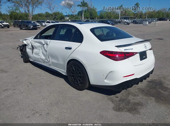 W1KAF8HB4PR125733 2023 MERCEDES-BENZ AMG C 43 White უკანა მარცხენა