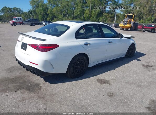 W1KAF8HB4PR125733 2023 MERCEDES-BENZ AMG C 43 White უკანა მარჯვენა