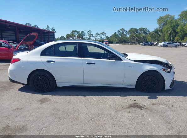 W1KAF8HB4PR125733 2023 MERCEDES-BENZ AMG C 43 White უკანა სალონის ხედი
