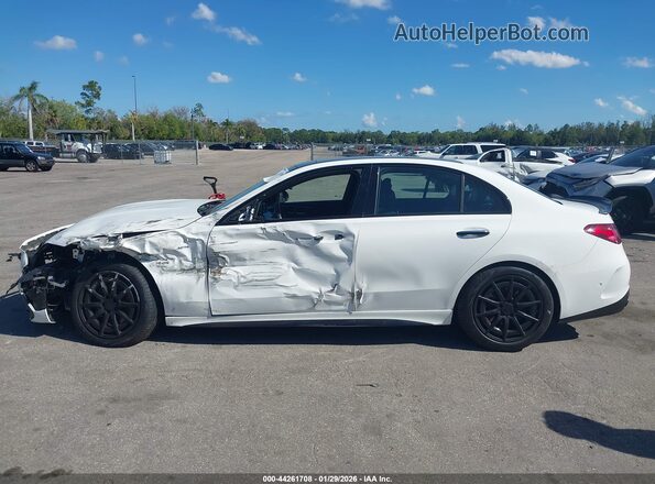 W1KAF8HB4PR125733 2023 MERCEDES-BENZ AMG C 43 White სალონის 360-გრადუსიანი ხედი