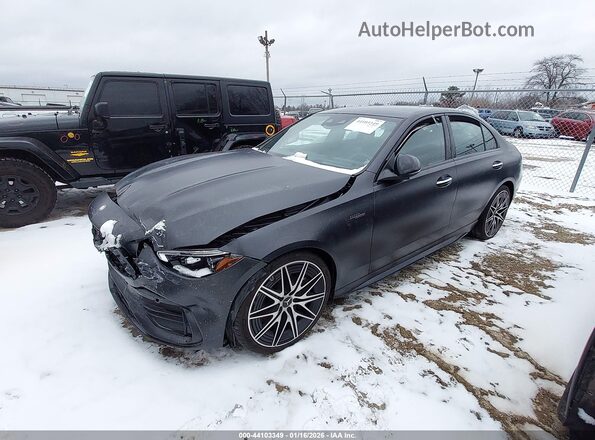 W1KAF8HB7RR155506 2024 MERCEDES-BENZ AMG C 43 Black Передня ліва чверть