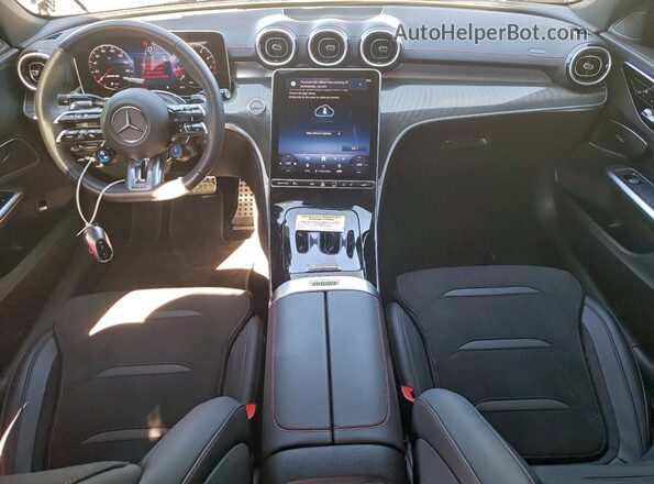 W1KAF8HB8SR284814 2025 MERCEDES-BENZ C Black წინა პანელის ხედი