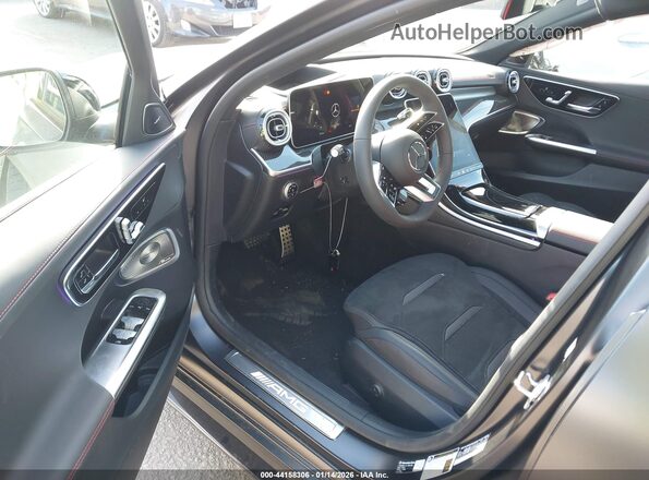 W1KAF8HB9TR309334 2026 MERCEDES-BENZ AMG C 43 Black Widok wnętrza z przodu