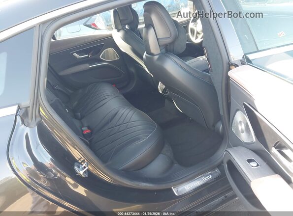W1KCG4EB1PA032475 2023 MERCEDES-BENZ EQS 580 Black VIN კოდის სტიკერის ხედი