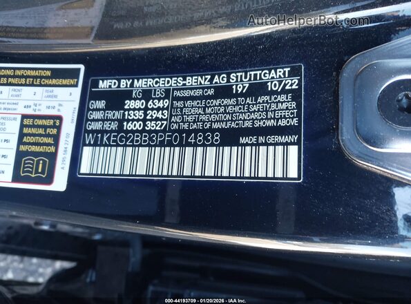 W1KEG2BB3PF014838 2023 MERCEDES-BENZ EQE 350 Black 