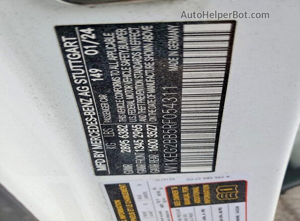 W1KEG2BB5RF054311 2024 MERCEDES-BENZ EQE White 