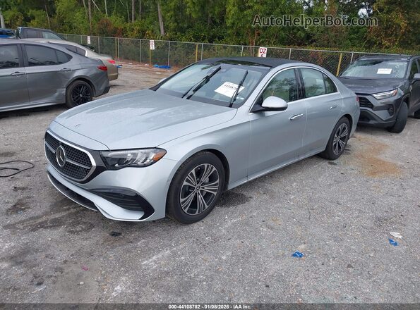 W1KLF4HB0RA046661 2024 MERCEDES-BENZ E-CLASS Silver წინა მარცხენა ხედი სამი მეოთხედიდან