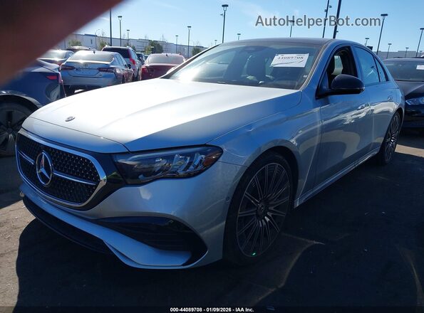 W1KLF4HB1RA059886 2024 MERCEDES-BENZ E-CLASS Silver წინა მარცხენა ხედი სამი მეოთხედიდან