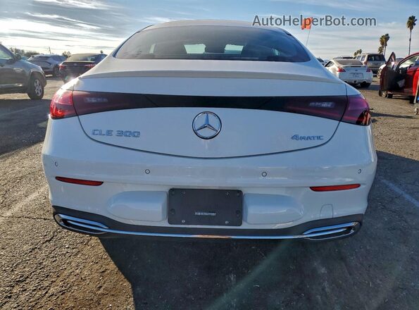 W1KMJ4HB6RF043849 2024 MERCEDES-BENZ CLE White Widok z tyłu