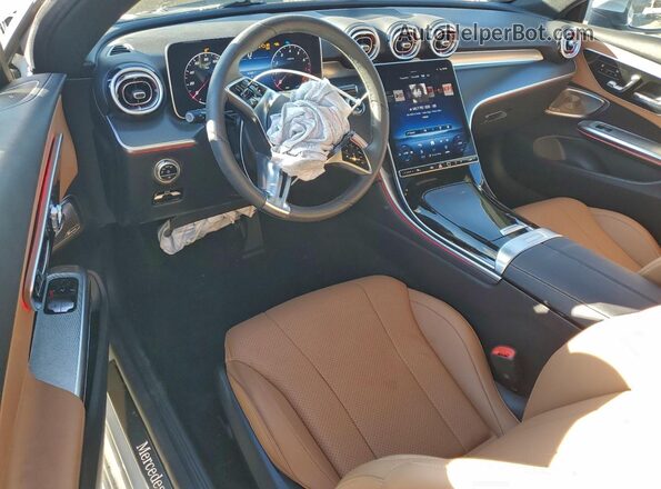 W1KMJ4HB6RF043849 2024 MERCEDES-BENZ CLE White Widok deski rozdzielczej