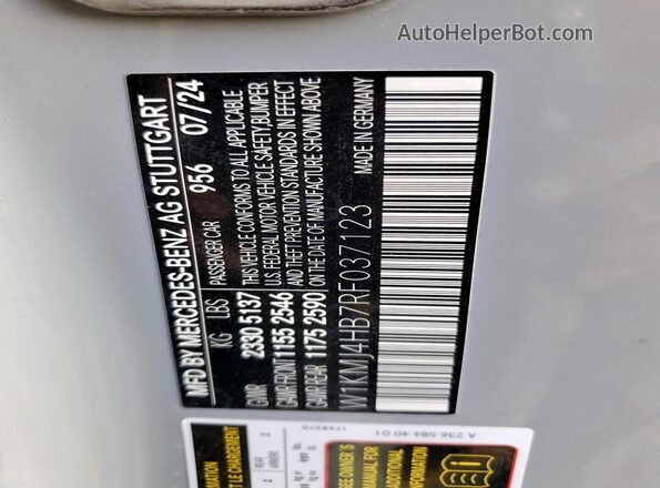 W1KMJ4HB7RF037123 2024 MERCEDES-BENZ CLE Gray Շարժիչի բաժամունքի տեսք