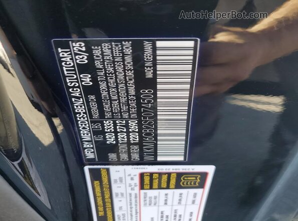 W1KMJ6CB2SF074508 2025 MERCEDES-BENZ CLE Black Вид підкапотного простору
