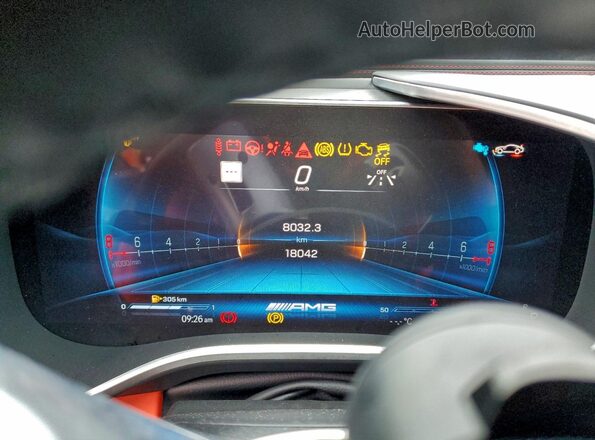 W1KRJ7JB7RF002552 2024 MERCEDES-BENZ AMG Black Instrument cluster view