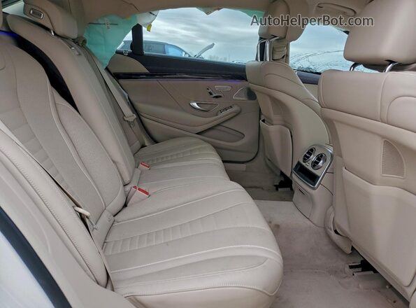 W1KUG8DB7LA568645 2020 MERCEDES-BENZ S White Вид задніх сидінь