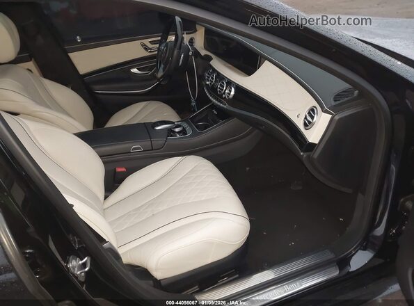 W1KUG8GB2LA552316 2020 MERCEDES-BENZ S-CLASS Black Widok wnętrza z przodu