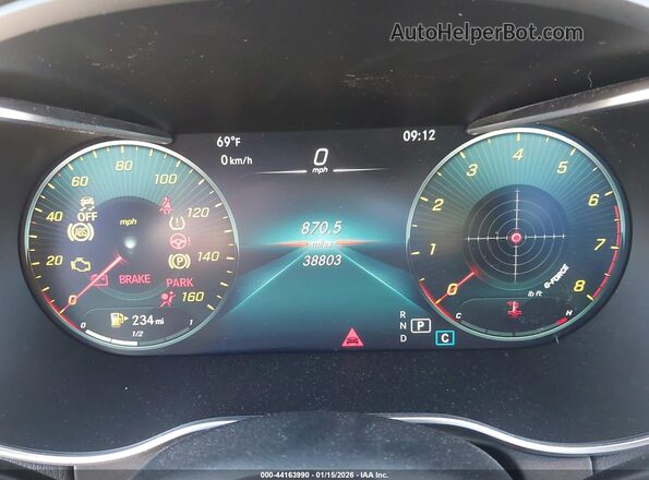 W1KWF8DB0MR644947 2021 MERCEDES-BENZ C-CLASS Black Widok tylnych siedzeń