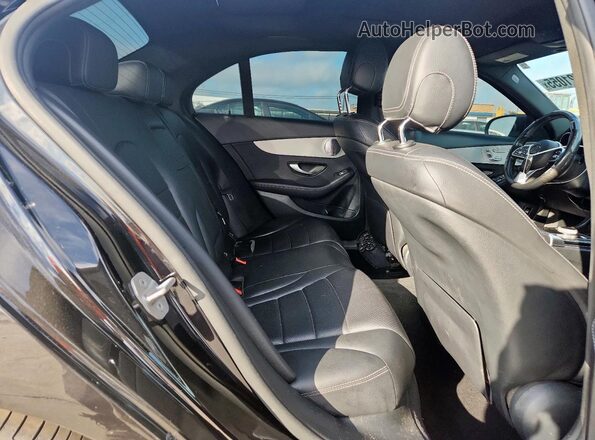 W1KWF8DB1MR606689 2021 MERCEDES-BENZ C Black უკანა სავარძლების ხედი