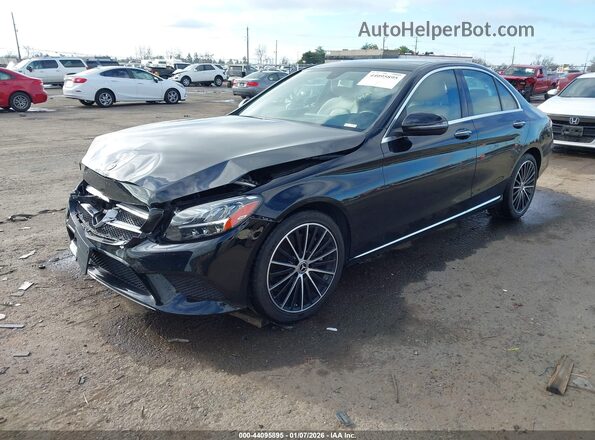 W1KWF8DB2LR598262 2020 MERCEDES-BENZ C-CLASS Black Przód lewy