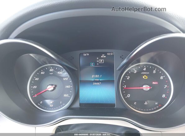 W1KWF8DB2LR598262 2020 MERCEDES-BENZ C-CLASS Black Widok tylnych siedzeń