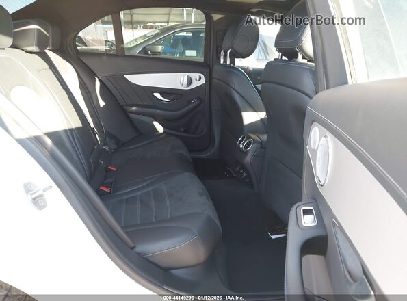 W1KWF8DB2MR639037 2021 MERCEDES-BENZ C-CLASS White Widok naklejki z numerem VIN