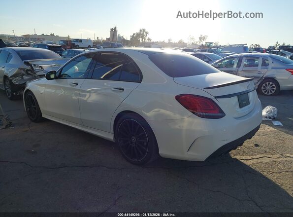 W1KWF8DB2MR639037 2021 MERCEDES-BENZ C-CLASS White Tył lewy