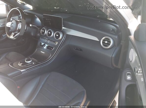 W1KWF8DB2MR639037 2021 MERCEDES-BENZ C-CLASS White Widok wnętrza z przodu