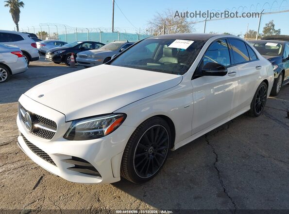 W1KWF8DB2MR639037 2021 MERCEDES-BENZ C-CLASS White Przód lewy