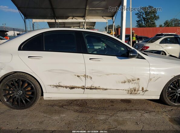 W1KWF8DB2MR639037 2021 MERCEDES-BENZ C-CLASS White Widok wnętrza z tyłu