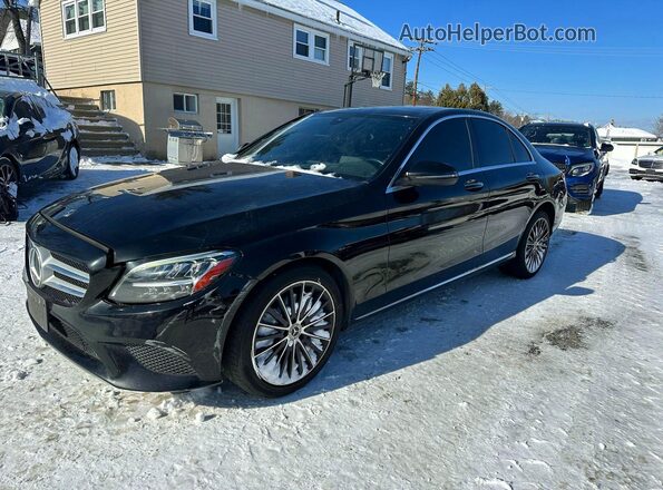 W1KWF8DB3MR624031 2021 MERCEDES-BENZ C Black Tył lewy
