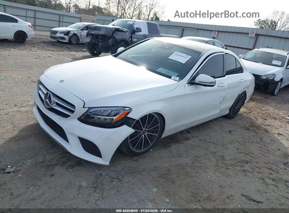 W1KWF8DB3MR652539 2021 MERCEDES-BENZ C-CLASS White Передня ліва чверть
