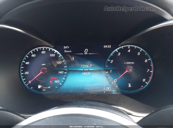 W1KWF8DB3MR652539 2021 MERCEDES-BENZ C-CLASS White Вид задніх сидінь