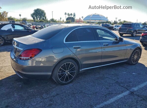 W1KWF8DB4MR648323 2021 MERCEDES-BENZ C Gray უკანა მარჯვენა