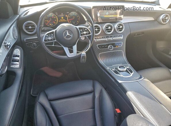W1KWF8DB4MR648323 2021 MERCEDES-BENZ C Gray წინა პანელის ხედი