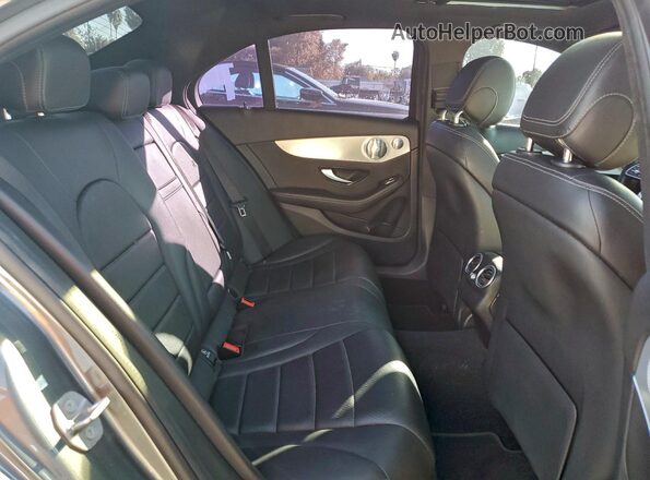 W1KWF8DB4MR648323 2021 MERCEDES-BENZ C Gray უკანა სავარძლების ხედი