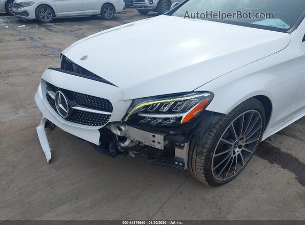 W1KWF8DB5MR605674 2021 MERCEDES-BENZ C-CLASS White Widok z przodu