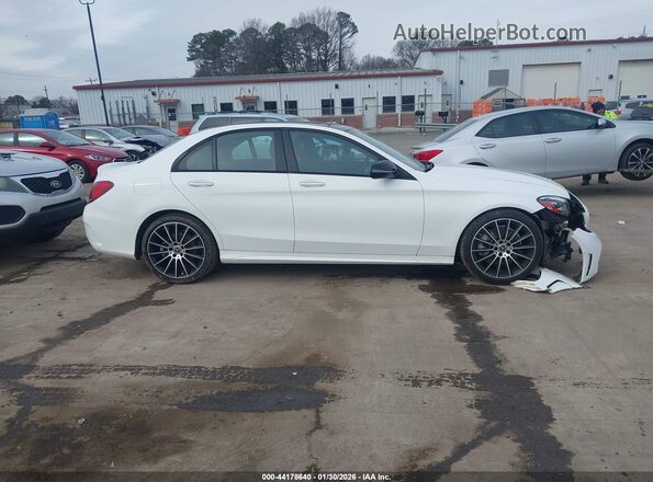 W1KWF8DB5MR605674 2021 MERCEDES-BENZ C-CLASS White Widok wnętrza z tyłu