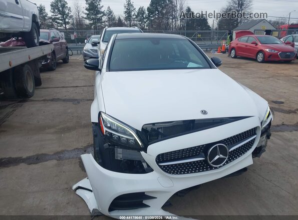 W1KWF8DB5MR605674 2021 MERCEDES-BENZ C-CLASS White Widok zestawu wskaźników